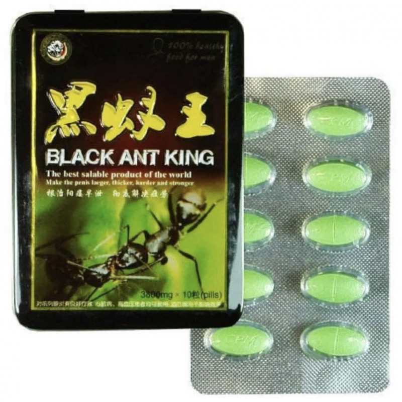 Черный королевский муравей 10 таблеток для мужчин