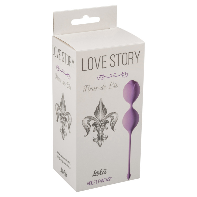 Вагинальные шарики Love Story Fleur-de-lis Violet Fantasy 3006-05